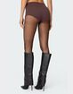 EDIKTED Ashlin Knit Micro Shorts image number 5