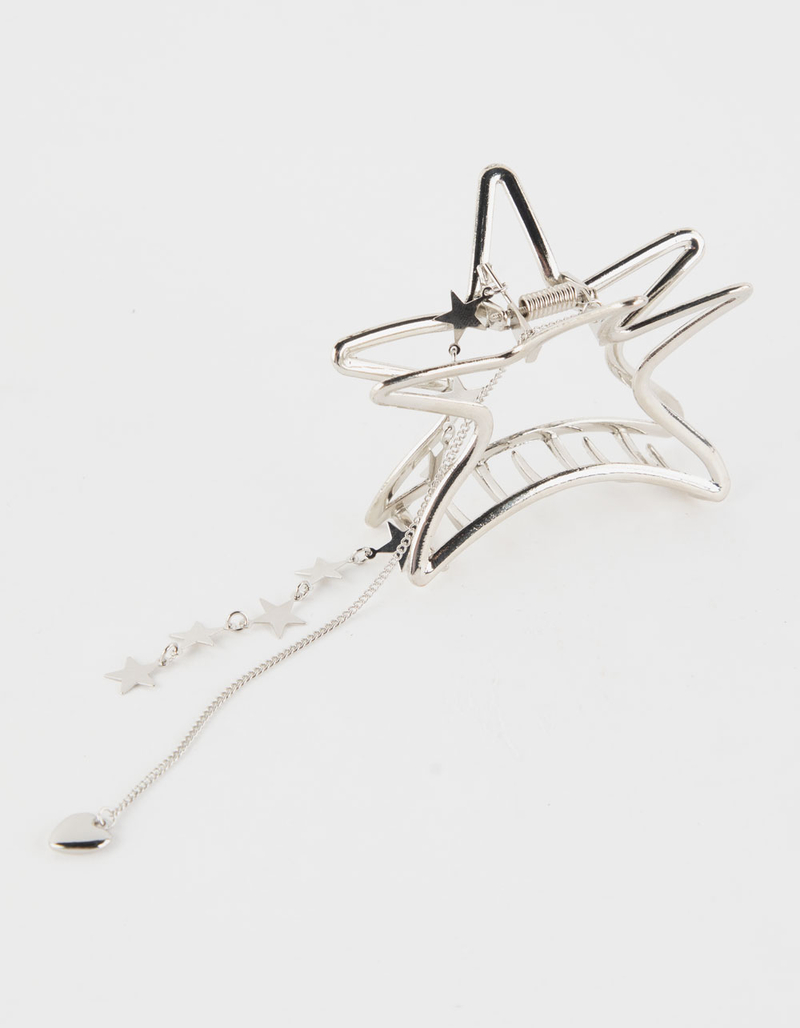 FULL TILT Star Charm Metal Hair Claw Clip image number 1