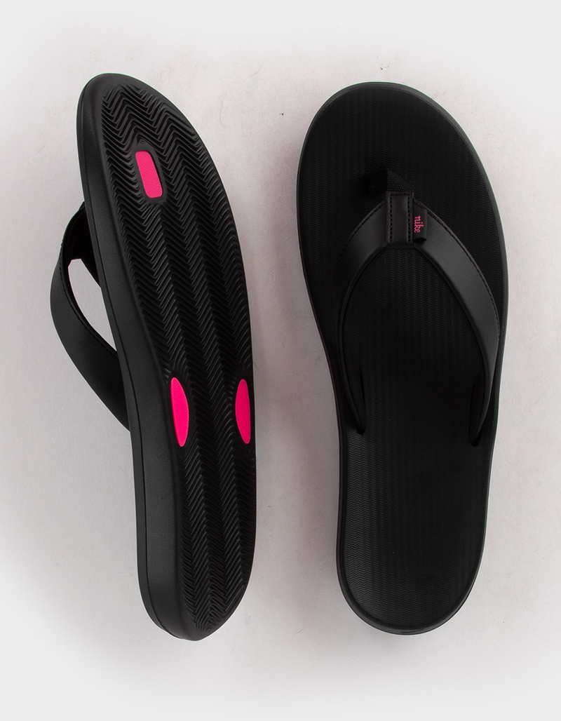 NIKE Bella Kai Womens Flip Flop Sandals BLK/PINK Tillys