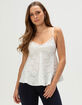 MADDEN GIRL Womens Lace Babydoll Top image number 1