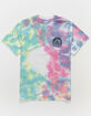 OBEY Rhythm Mens Tie Dye T-Shirt image number 2