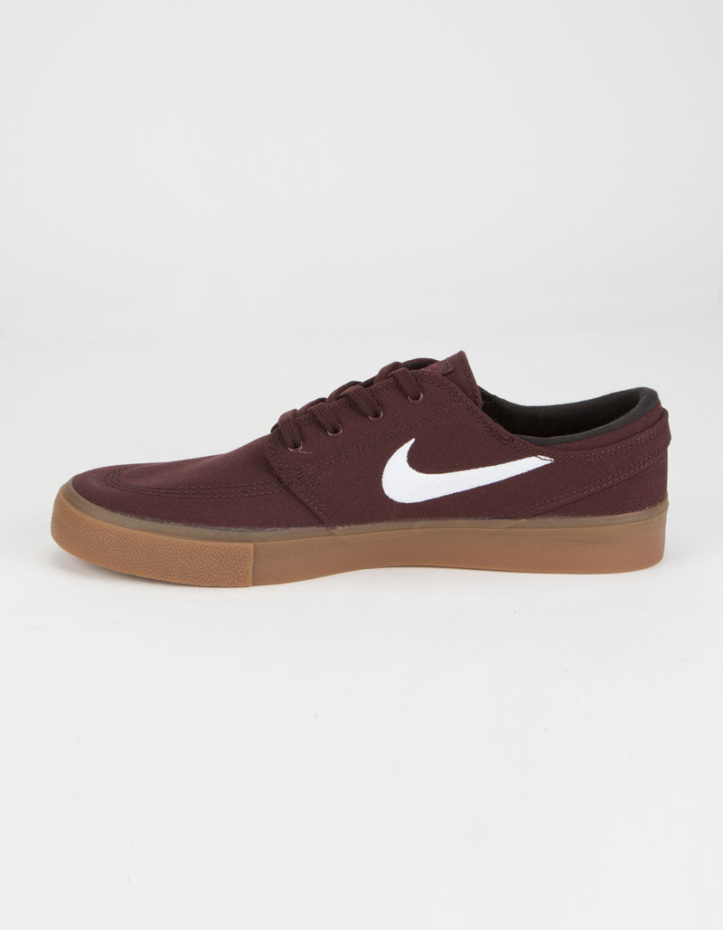 NIKE SB Zoom Stefan Janoski Canvas RM Mahogany & Gum Light Brown Shoes image number 3