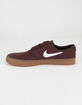 NIKE SB Zoom Stefan Janoski Canvas RM Mahogany & Gum Light Brown Shoes image number 4