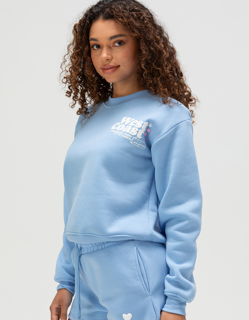 FULL TILT West Coast Womens Crewneck Sweatshirt image number 3