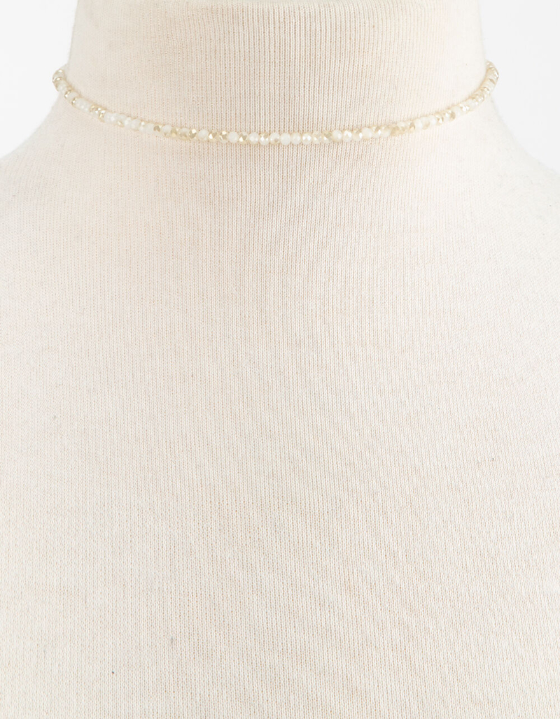 FULL TILT 5 Pack Heart & Beaded Choker Necklaces image number 1