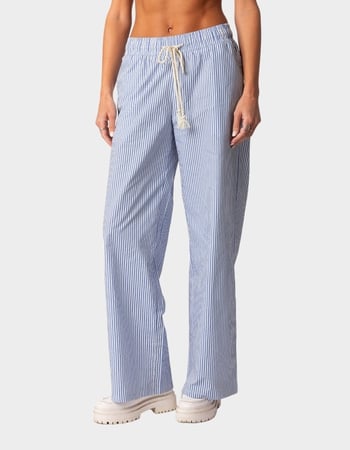 EDIKTED Pinstripe Pants Primary Image