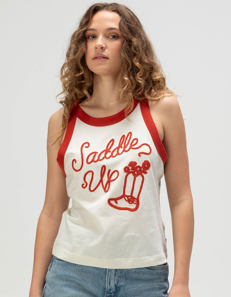 WRANGLER Vintage Womens Ringer Tank Top image number 0