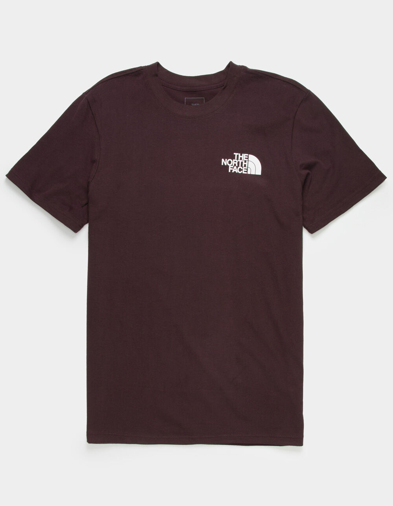 THE NORTH FACE Box NSE Mens Burgundy T-Shirt image number 1