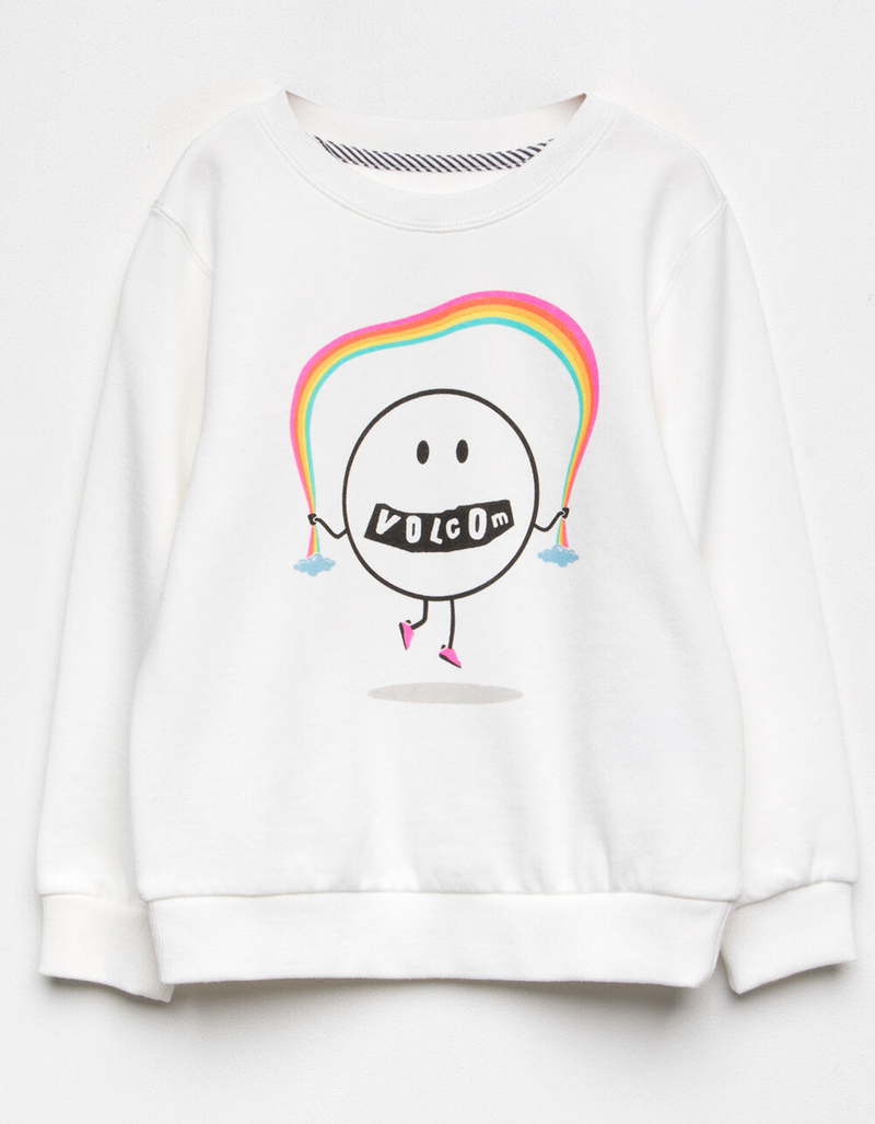 VOLCOM Darting Traffic Little Girls Crew Sweatshirt (4-6) image number 0