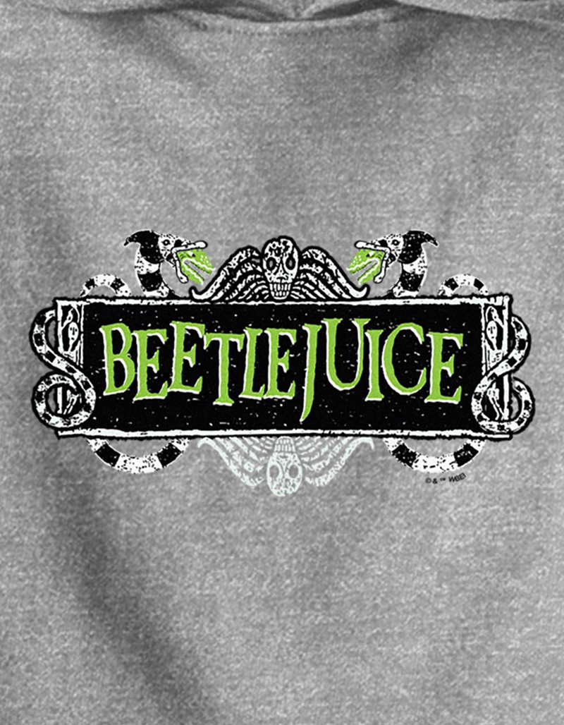 BEETLEJUICE Logo Green Unisex Kids Hoodie image number 1