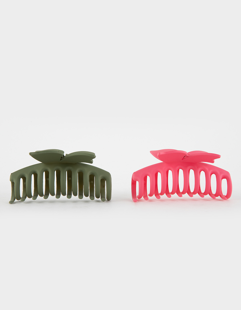 FULL TILT 2 Pack Oversized Butterfly Clips image number 1