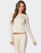 EDIKTED Kaeli Stripey Long Sleeve Tee image number 1