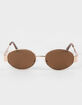 RSQ Oval Metal Sunglasses image number 2