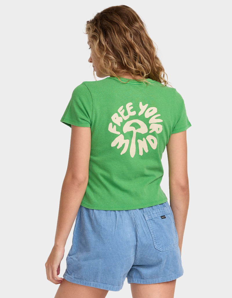 RVCA 411 Womens Fitted Baby Tee image number 0