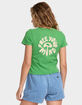 RVCA 411 Womens Fitted Baby Tee image number 1