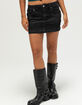 RSQ Womens Low Rise Denim Mini Skirt image number 2