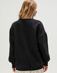 RSQ x Peanuts Embroidered Womens Crewneck Sweatshirt image number 4
