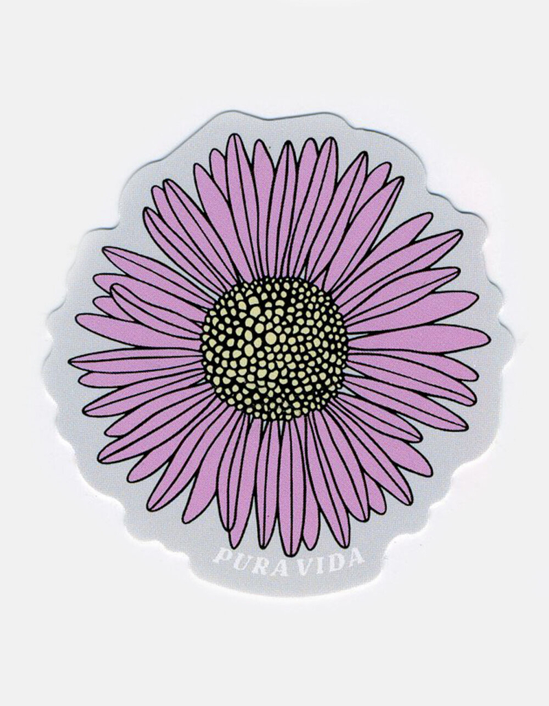 PURA VIDA Aster Purple Flower Sticker image number 0