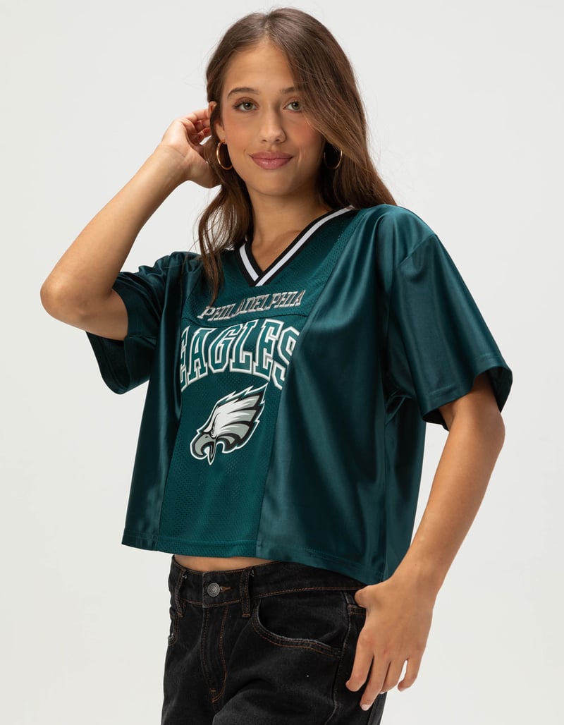 PHILADELPHIA EAGLES Fight Song Womens Crop Mesh Jersey image number 2