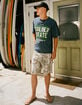 RSQ Mens Loose Twill Carpenter Shorts image number 1