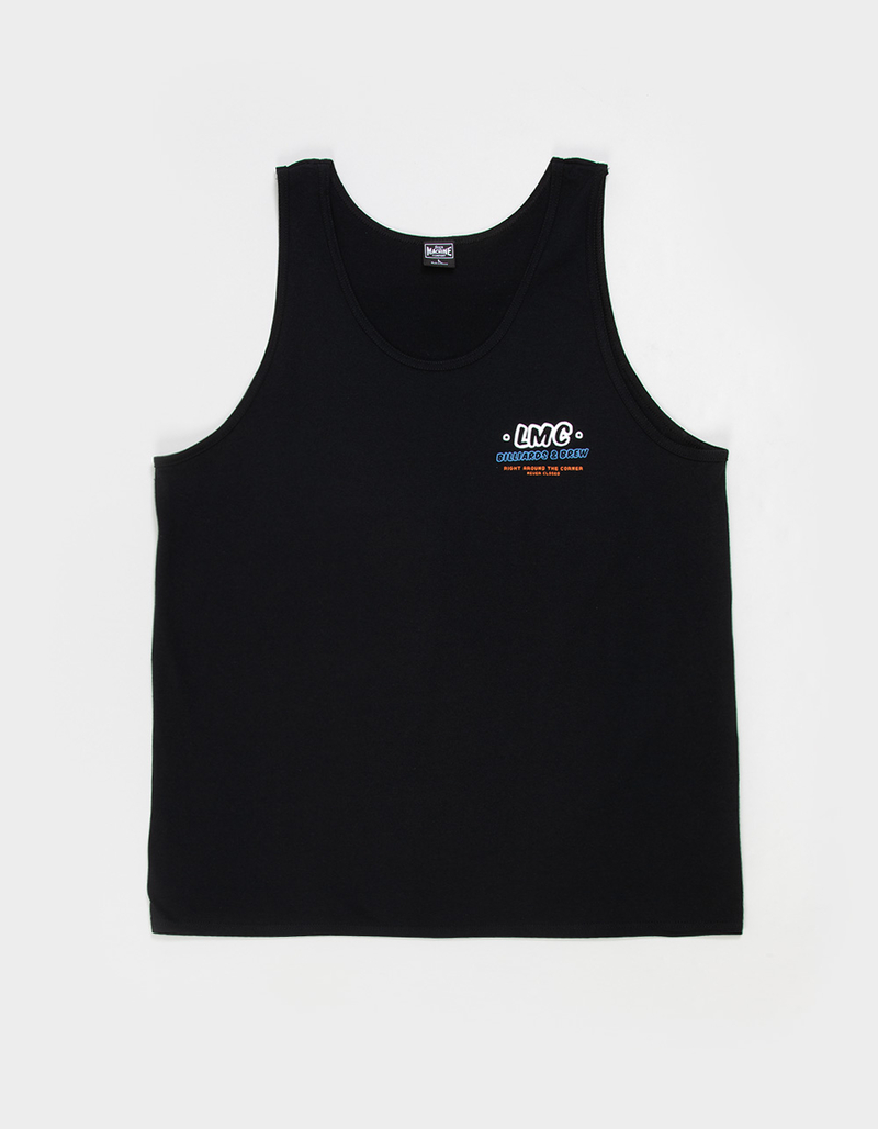 LOSER MACHINE Ringer Club Mens Tank Top - BLACK