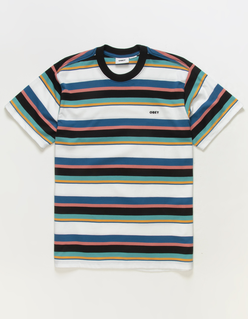 OBEY Sava Stripe Mens Tee image number 0