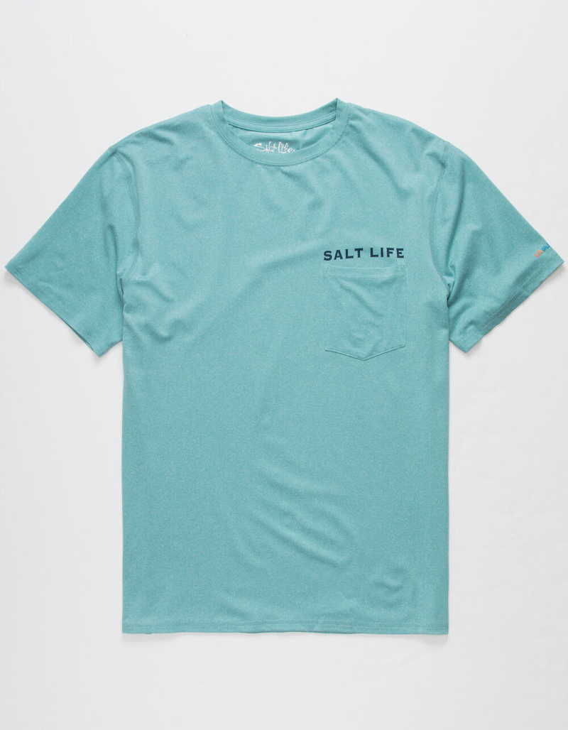 SALT LIFE Tuna Bound UV Mens Pocket Tee image number 1