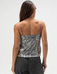 JJXX Tara Womens Sleeveless Sequin Top image number 4