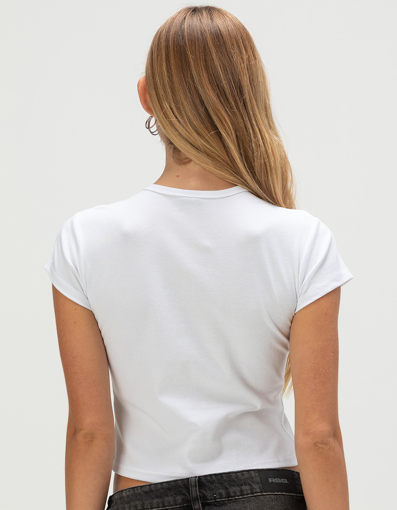 HYPE AND VICE Boston Celtics Womens Baby Tee image number 3