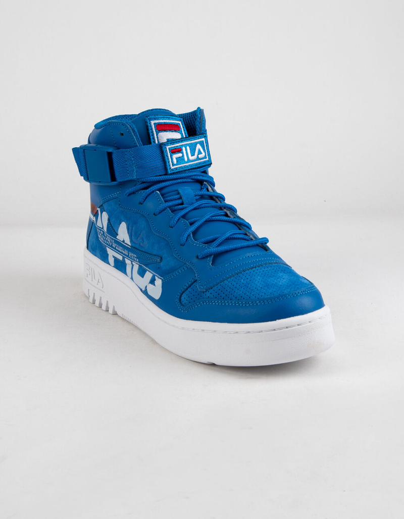FILA FX-100 Print Mens Blue Mens Shoes image number 1