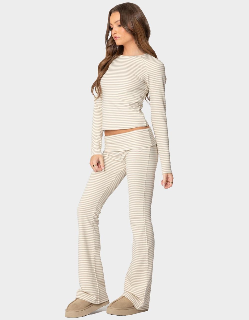 EDIKTED Kaeli Stripey Long Sleeve Tee image number 2