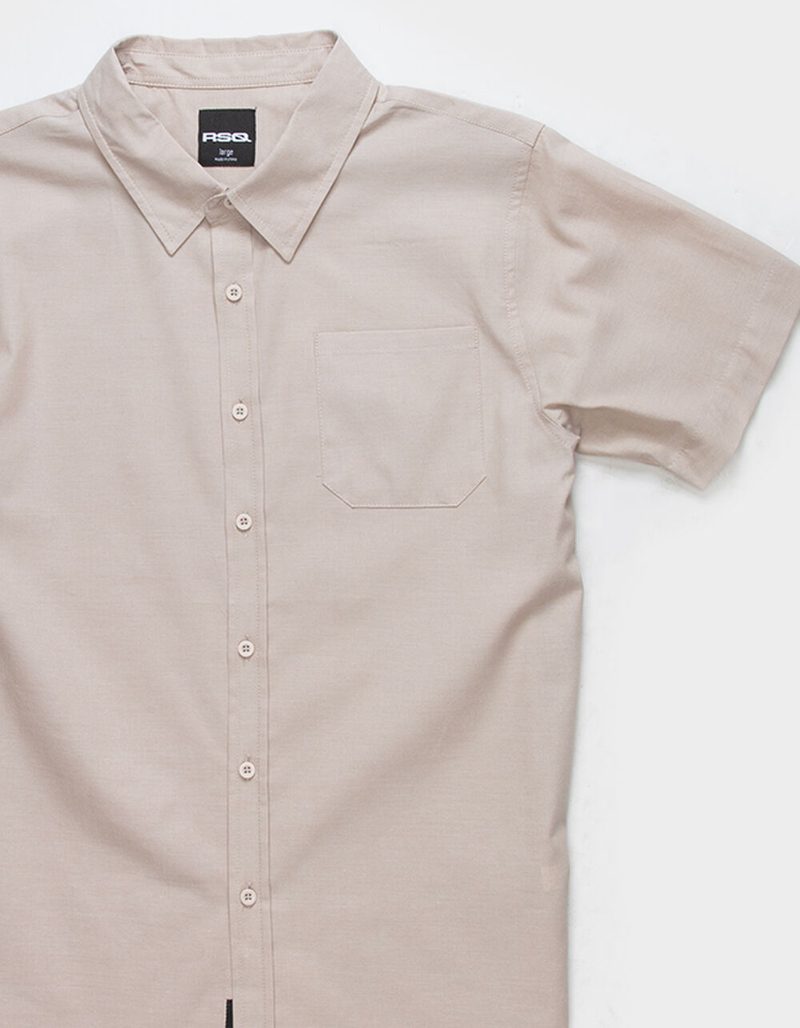 RSQ Boys Solid Chambray Button Down Shirt image number 2