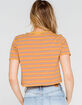 RSQ Stripe Womens Crop Tee image number 3