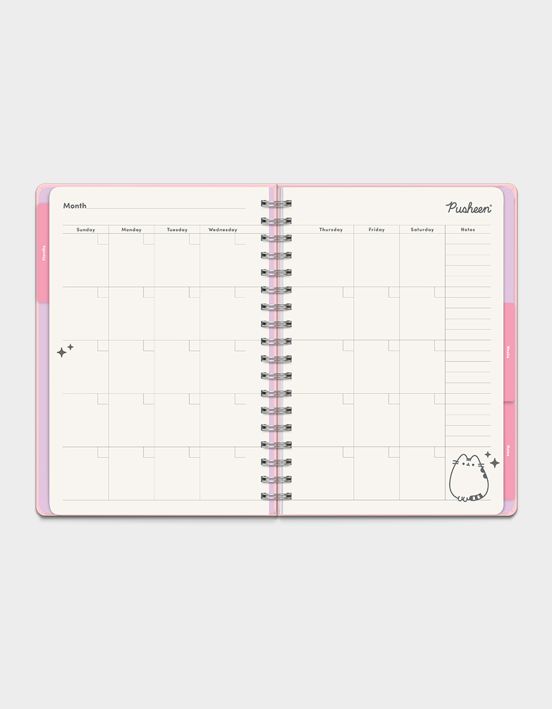 STUDIO OH! x Pusheen Sparkles Undated Tri-Tab Planner image number 6