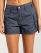RSQ Womens Mid Rise Poplin Cargo Shorts image number 2