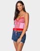 EDIKTED Joanne Mixed Gingham Tank Top image number 3