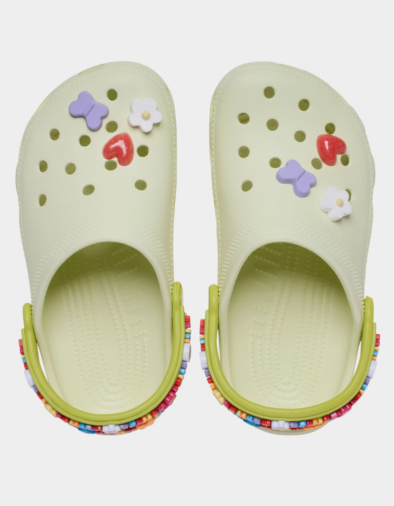 CROCS Friendship Bracelet Girls Classic Clogs image number 5