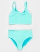 BEACH LINGO Texture Girls Bralette Bikini Set image number 1