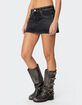 EDIKTED Mia Studded Denim Mini Skirt image number 3