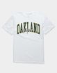 OAKLAND California Script Unisex Tee image number 1