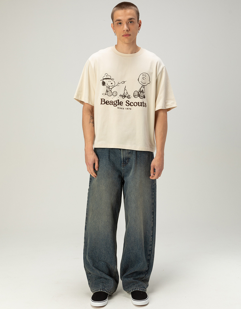 RSQ x Peanuts Scouts Mens Boxy Tee image number 5