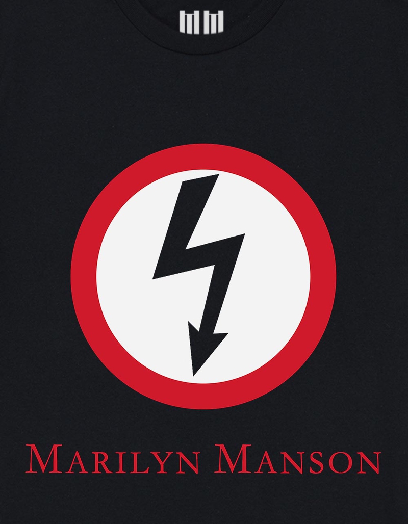 MARILYN MANSON Shock Logo Unisex Tee image number 1
