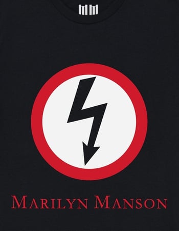MARILYN MANSON Shock Logo Unisex Tee Alternative Image