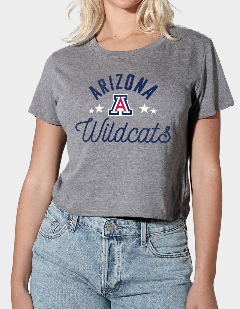THE UNIVERSITY OF ARIZONA Official Wildcats Womens Cropped Tee image number 0