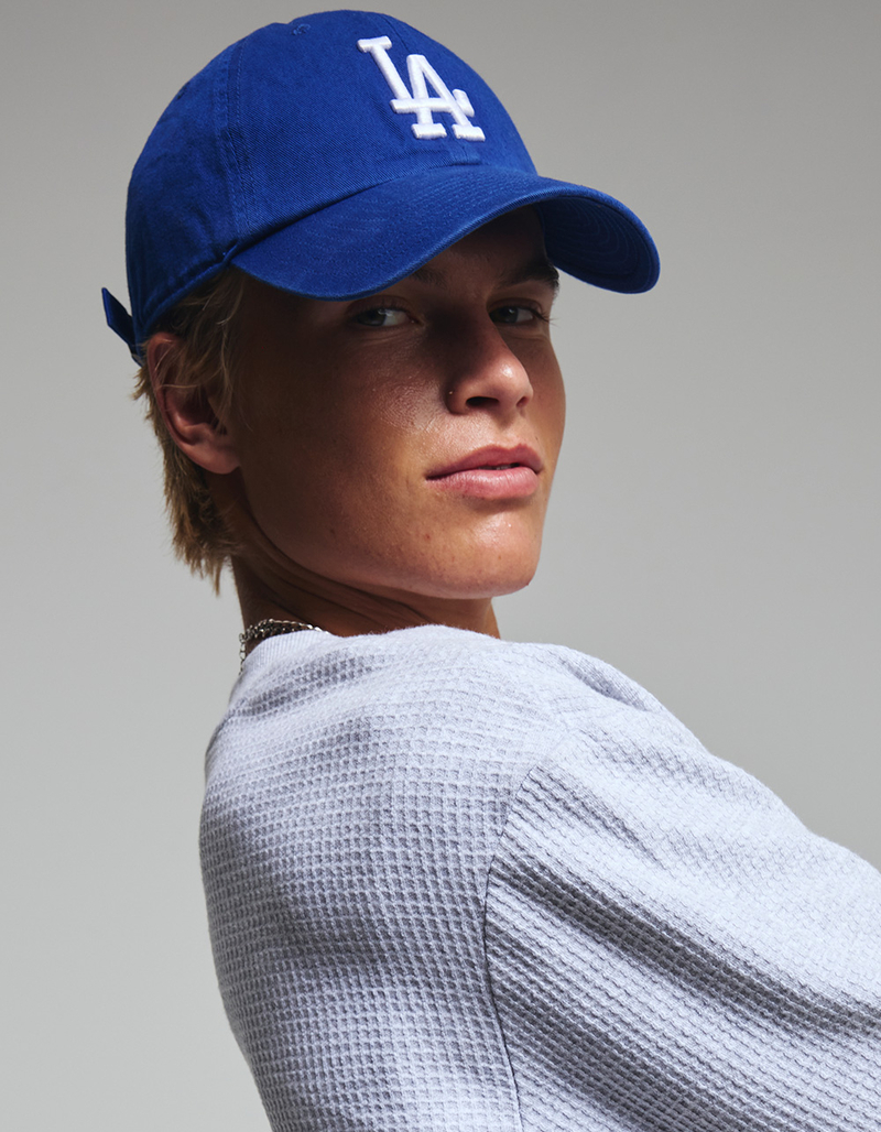 47 BRAND Los Angeles Dodgers 47 Clean Up Strapback Hat image number 2
