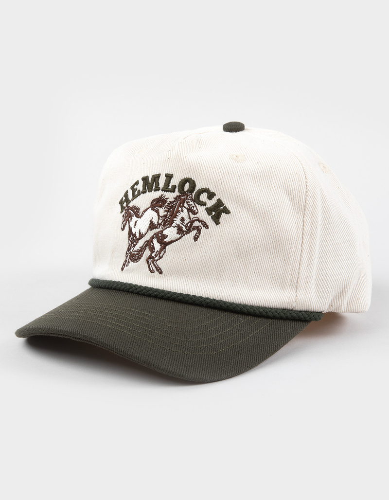 HEMLOCK HAT CO. Buckin Snapback Hat image number 0