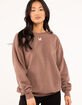 FULL TILT Essentials Womens Oversized Crewneck Sweatshirt image number 4