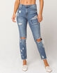 ALMOST FAMOUS Destroyed Womens Jeans image number 2