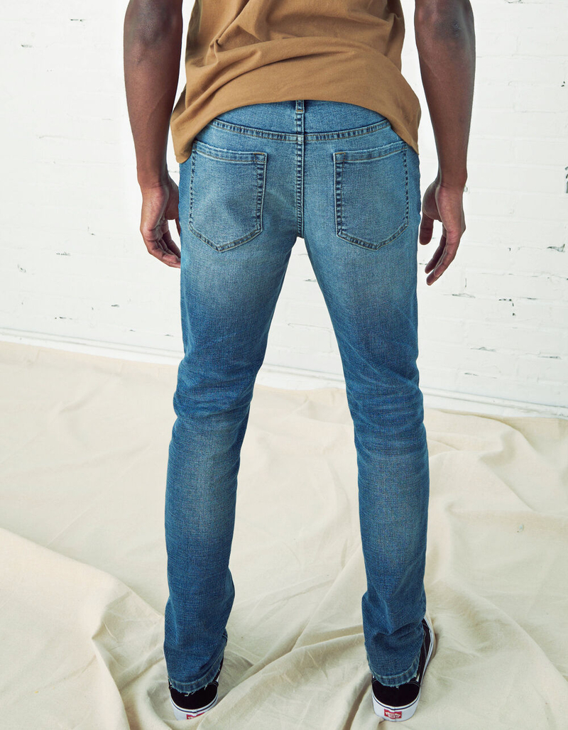 RSQ Mens Slim Taper Medium Vintage Jeans image number 3