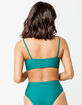 FULL TILT Solid Bandeau Emerald Bikini Top image number 3
